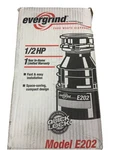 Evergrind E202 Food Waste Disposer, 1/2HP, Insinkerator, New!. Fixed Price $104.99.