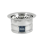 Nantucket Sinks 3.5EDF-BRS Extended Flange Disposal Kitchen Drain, 3.5", Brus.... Fixed Price $136.66.