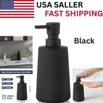 Small Soap Dispenser For Bathroom And Kitchen, Modern Farmhouse Striped Style. Fixed Price $11.49.