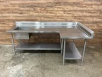 Titan Stainless Steel L-shaped Sink 91X49X41". Fixed Price $1295.00.