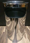 Rubbermaid Commercial Round Atrium Silver Ash/trash Waste 12 Gallon Sand Top. Fixed Price $149.00.