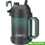 Insulated 1 Gallon Water Bottle W/ Flip Straw Leakproof Jug Sports Outdoor New. Fixed Price $61.98.