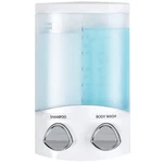Products, White 76254-1 Euro Series 2-CHAMBER Soap And Shower Dispenser. Fixed Price $33.27.