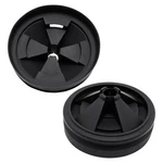 Packs Garbage Disposal Splash Guard, Quiet 2 (style A1) 3-3/8" Black. Fixed Price $12.48.