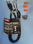 Garbage Disposal Power Cord Kit Insinkerator Emerson - Black. Fixed Price $10.95.