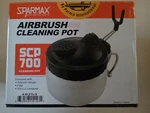 Sparmax Airbrush Cleaning Pot Hanger, Filter, 700 C.c. Container. Fixed Price $13.99.