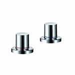 Hansgrohe 18480001 * Axor Massaud Deck Valve Trim Only With Metal Knob Handles. Fixed Price $288.00.