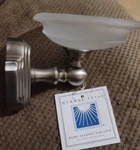 Bathroom Soap Dish Holder Wall Mounted Murray Feiss Nickel Color. Fixed Price $54.99.