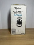 Whirlpool GC2000 1/2 Hp Continuous Feed Food Garbage Disposal. Fixed Price $150.99.
