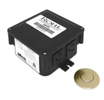 Rohl AS450AG Waste Disposal Control Box With Air Switch Button, Antique Gold. Fixed Price $249.99.