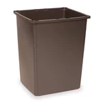 Rubbermaid Commercial FG256B00BRN Glutton(r) Gal Square Outdoor Can, Brown,. Fixed Price $255.00.