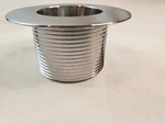 Fisher Sink Drain Waste Socket 1.5" X Chrome Commercial Grade. Fixed Price $10.00.