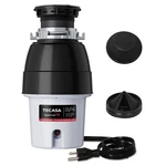 3/4 Hp Corded Garbage Disposal For Kitchen Sinks, Tecasa Continuous Feed Food.... Fixed Price $164.73.