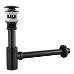 Bathroom Basin Sink Waste P-trap Drain Kit, Adjustable Bottle With Pop U.... Fixed Price $73.76.