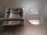 Nos Vtg Hall Mack Chrome Coronado HM-665 Recessed Soap Holder Hand Grab Bar. Fixed Price $29.99.