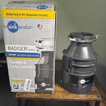 Insinkerator Badger Garbage Disposal 1/3 Hp Open Box. Fixed Price $39.87.