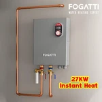 Fogatti Tankless Water Heater Electric 240V 27KW Digital Display Instant 6.7 Gpm. Fixed Price $327.99.