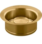 Kohler 4.44-IN Vibrant Brush Moderne Brass Garbage Disposal Stopper R11352-C-2MB. Fixed Price $44.99.