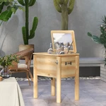 Outsunny Wooden Patio 54QT. Outdoor Beverage Cooler, Natural. Fixed Price $129.99.