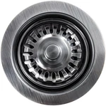 Whitehaus WH200 Pewter 3-1/2" Basket Strainer. Fixed Price $126.00.