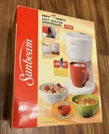 Sunbeam Shot Water Dispenser 6142 White 16OZ Heats Fast W/ceramic Bowl New!. Fixed Price $105.00.