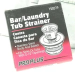 Proplus 122079 Bar Sink Strainer Stainless Steel Laundry Tub. Fixed Price $15.79.