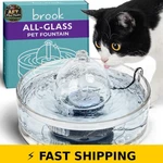 Brook Glass Pet Fountain 90OZ For Cats & Dogs Automatic Water Dispenser. Fixed Price $142.99.