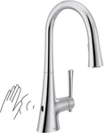 Moen 9126EWC Kurv Motionsense Wave Touchless Pull-down Kitchen Faucet, Chrome. Fixed Price $175.00.