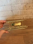 Capri Blue Volcano Double Soap Holder Gold Metal. Fixed Price $27.50.