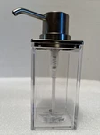 Interdesign Clarity Clear Soap Pump - Brushed Nickel. Fixed Price $19.99.