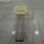 Kohler K-6194-ST Riverby Kitchen Sink Utility Basin Rack With Soaking Cup. Fixed Price $67.99.