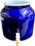 Countertop Water Dispenser Porcelain Ceramic Beverage Crock With Bpa Spigot Ring. Fixed Price $59.99.