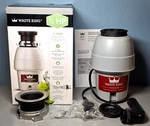 Waste King L-2600 1/2HP Garbage Disposal W/ Pre-installed Power Cord New. Fixed Price $77.10.