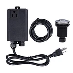 Garbage Disposal Air Switch Single Outlet SHORT/2'', Stainless Steel Polished. Fixed Price $31.70.