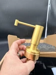 Waterstone 4065-SB Metal Soap Dispenser Brushed Gold For Bathroom. Fixed Price $139.99.