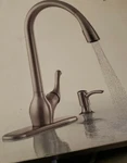 Kohler Barossa R776-SD-VS Single-handle Pull-down Sink Faucet Vibrant Stainless. Fixed Price $175.00.