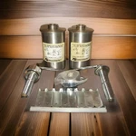 American Specialties 0328AC Chrome Soap Dispensers 20 Oz Set Of. Fixed Price $45.00.