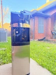 Primo Bottom Loading Hot & Cold Water Dispenser Stainless Steel Black Silver. Fixed Price $42.50.