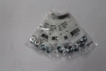 (10-PK) Everbilt Flange Nut Grade Zinc-plated Steel 1/4"-20 Tpi 255 810. Fixed Price $8.25.