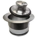 New Ss Garbage Disposal Flange & Stopper By Keeney - Fits Anheim. Fixed Price $12.49.