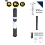 Pentair C1-20 Carbon Water Filter, 20-INCH, Whole House Dual Purpose Powdered.... Fixed Price $57.58.