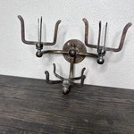 Salvaged Wall Mount Antique Brass Soap Dish Toothbrush Cup Towel Holder 4821. Fixed Price $49.99.