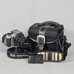 Canon Eos Digital Rebel Xt Slr Plus Bag And New Charger Flash Error. Fixed Price $29.95.