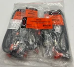 (qty 10) Pasco 8130 3' Disposal Cord Straight Cap 13A 16/3SPT Black. Fixed Price $40.68.