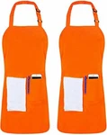 Adjustable Bib (2-PACK) Water Oil Resistant Chef Aprons Utopia Kitchen. Fixed Price $160.00.