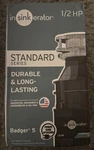 Insinkerator Badger 5 Garbage Disposal, Standard Series 1/2 Hp 79883A-ISE. Fixed Price $130.50.