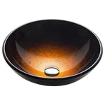 Kraus GV-580-SO Copper 16-1/2" Illusion Glass Vessel Bathroom Sink. Fixed Price $105.00.