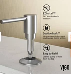 10 Oz. Bolton Kitchen Soap Dispenser Stainless Steelby Vigo. Fixed Price $17.99.