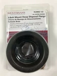 Westbrass 3 Bolt Mount Deep Disposal Flange Model R2082-12. Fixed Price $14.99.