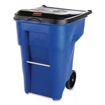 Rubbermaid Commercial 9W27BLU 50 Gal. Square Plastic Rollout Container - New. Fixed Price $239.56.